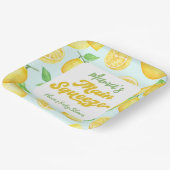 Lemon Baby shower Papieren Bordje (Gebogen)