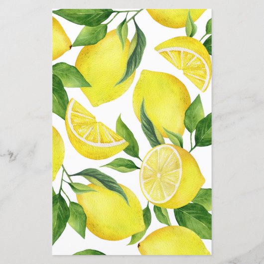 Lemon Baby shower Predications Advice (Achterkant)