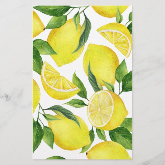 Lemon Baby shower "Raad eens wie" game (Achterkant)