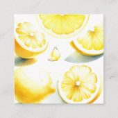 Lemon Baby shower Registry Enclosure Kaart (Voorkant)