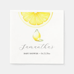 Lemon Baby shower Servet