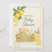 Lemon Baby shower Uitnodiging (Voorkant)
