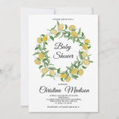 Lemon Baby shower Uitnodiging (Voorkant)