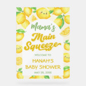 Lemon Baby shower Welkom Acryl Bord (Voorkant)