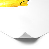 Lemon Baby shower Welkomstteken voor Baby shower Poster (Hoek)