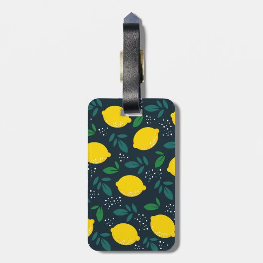 Lemon Bagagelabel (Achterkant verticaal)