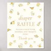 Lemon Bakery Luier Raffle Poster (Voorkant)