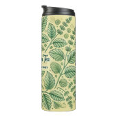 Lemon Balm Tea Design AI kunst Thermosbeker (Geroteerd rechts)