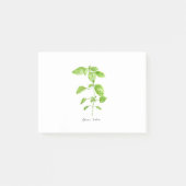 Lemon-balm-waterverf tuingroen post-it® notes (Voorkant)