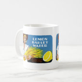 Lemon Barley Water Label Koffiemok (Voorkant links)