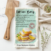 Lemon Bars Recept Gepersonaliseerd Theedoek