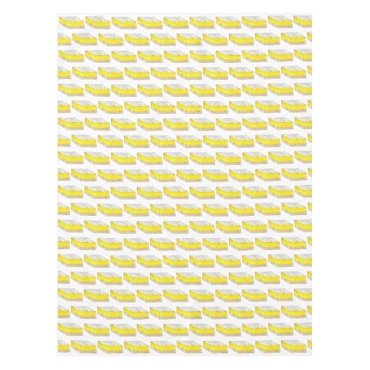 Lemon Bars Squares Bake Sale Cookie Swap Pastry Tafelkleed (Voorkant)