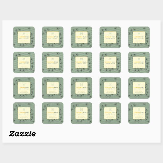 Lemon & Basil Reed Diffuser Label (vertaling) (Vel)