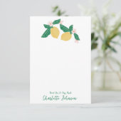 Lemon Bedankkaart (Staand voorkant)