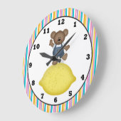 Lemon Beer Kitchen Clock Grote Klok (Hoek)