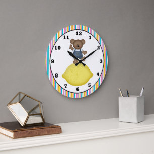Lemon Beer Kitchen Clock Grote Klok