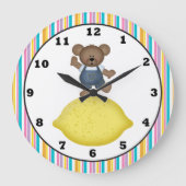 Lemon Beer Kitchen Clock Grote Klok (Voorkant)