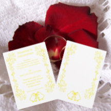 Lemon Bells Scrollwork Ontwerp Wedding