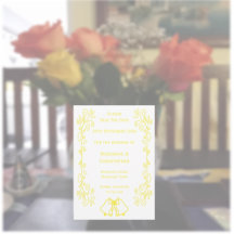 Lemon Bells Scrollwork Ontwerp Wedding