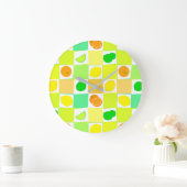 Lemon, beperkt Sinaasappels met Slices Pattern Kit Grote Klok (Huis)