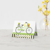 Lemon Bicycle Kaart (Gele Bloem)