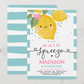 Lemon Birthday nodigt ons belangrijkste pleisterfe Kaart (Voorkant / Achterkant)