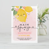 Lemon Birthday nodigt ons belangrijkste pleisterfe Kaart (Staand voorkant)