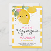 Lemon Birthday nodigt ons belangrijkste pleisterfe Kaart (Voorkant)