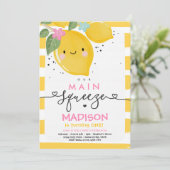 Lemon Birthday nodigt ons belangrijkste pleisterfe Kaart (Staand voorkant)