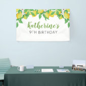 Lemon Birthday Personalized banner (Beurs)