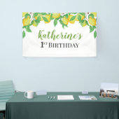 Lemon Birthday Personalized banner (Beurs)
