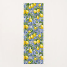 Lemon Blauwe Franse Landelijke Waterverftegel