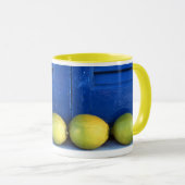 Lemon blauwe mok en donut (Voorkant rechts)