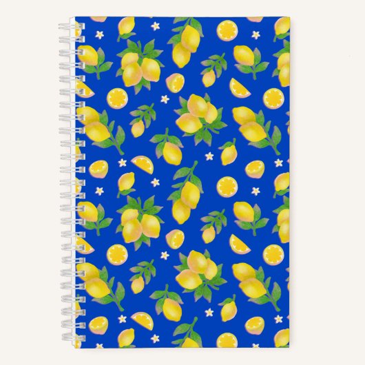 Lemon Blauwe Notitieboek (Voorkant)