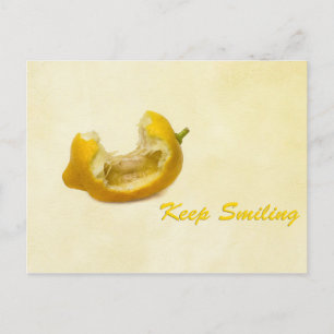 Lemon - Blijf glimlachen Briefkaart