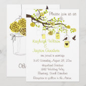 Lemon Bliss Wedding Kaart (Voorkant / Achterkant)