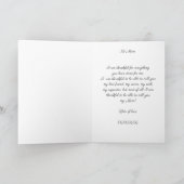 Lemon Bloemen Gelukkige Moederdag Kaart (Binnen)