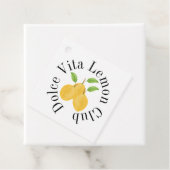 Lemon Bloom Collectie Bedankjes Labels (In situ)