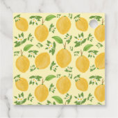 Lemon Bloom Collectie Bedankjes Labels (Achterkant)