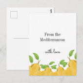 Lemon Bloom Collectie Briefkaart (Voorkant / Achterkant)