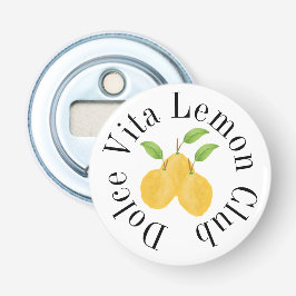 Lemon Bloom Collectie Button Flesopener