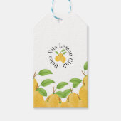 Lemon Bloom Collectie Cadeaulabel (Voorkant)