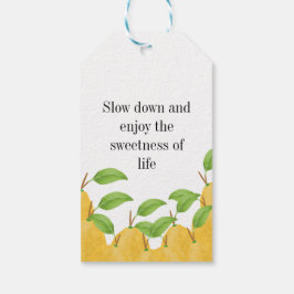 Lemon Bloom Collectie Cadeaulabel
