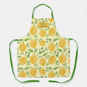 Lemon Bloom Collectie Gele patroon Schort