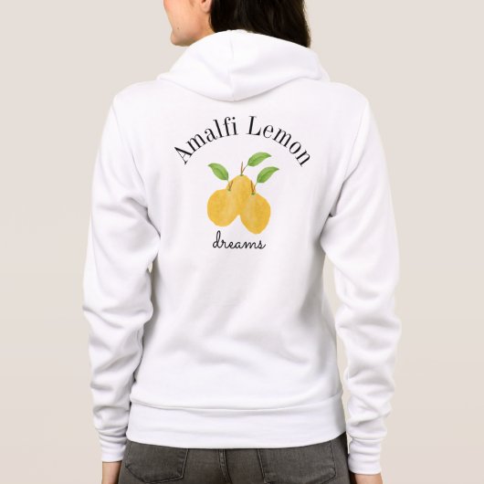 Lemon Bloom Collectie Hoodie (Achterkant)