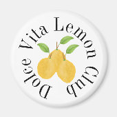 Lemon Bloom Collectie Magneet (Voorkant)
