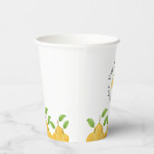 Lemon Bloom Collectie Papieren Bekers (Rechts)
