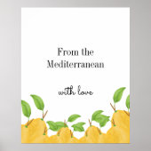 Lemon Bloom Collectie Poster (Voorkant)