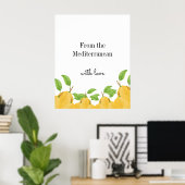 Lemon Bloom Collectie Poster (Thuiskantoor)