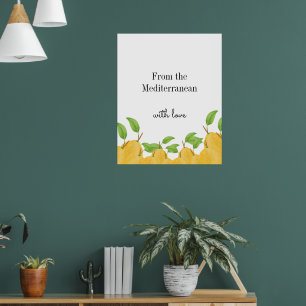 Lemon Bloom Collectie Poster